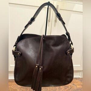 EUC Bally Shoulder Fringe drop Bag